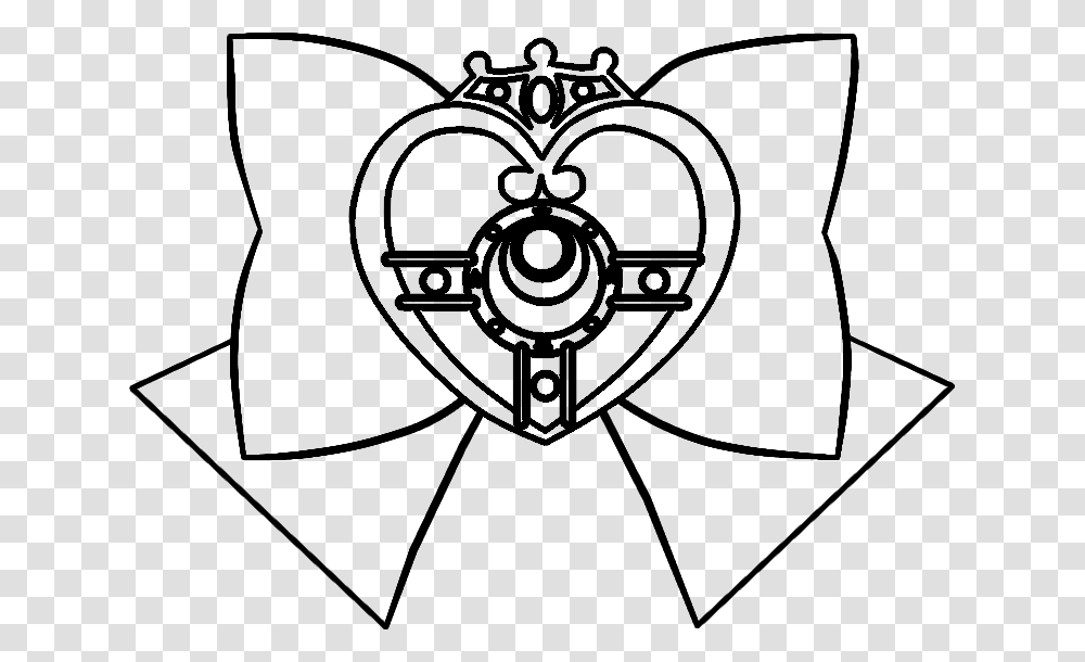Sailor Moon Compact Coloring Pages, Bow, Stencil, Shooting Range Transparent Png