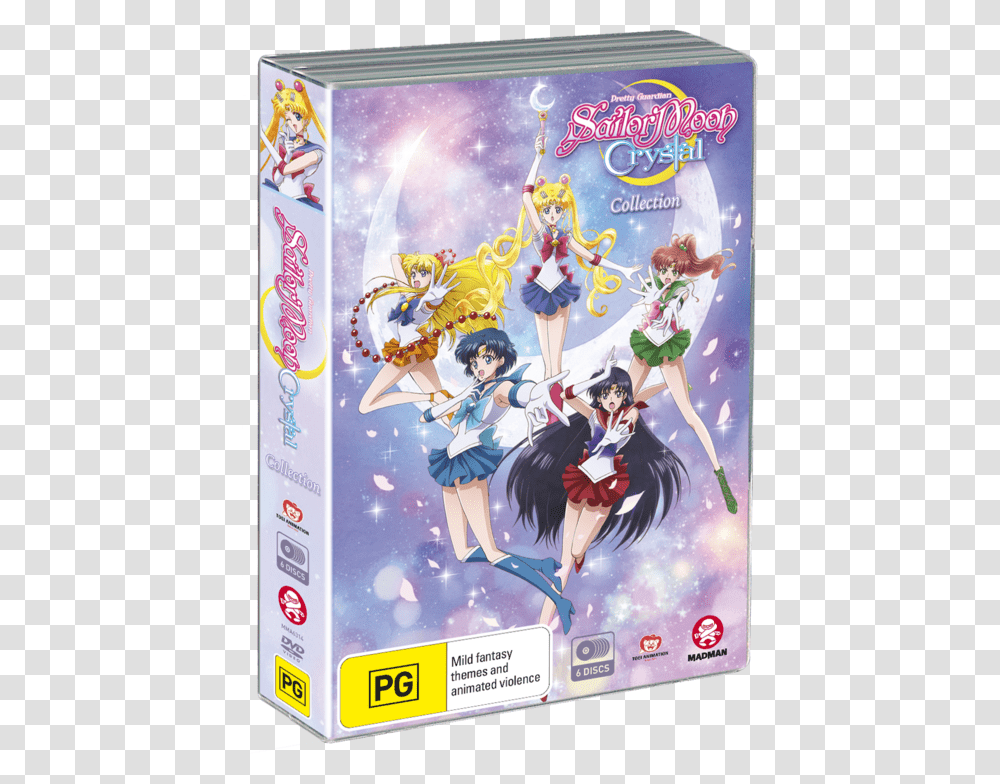 Sailor Moon Crystal Collection, Comics, Book, Manga, Person Transparent Png