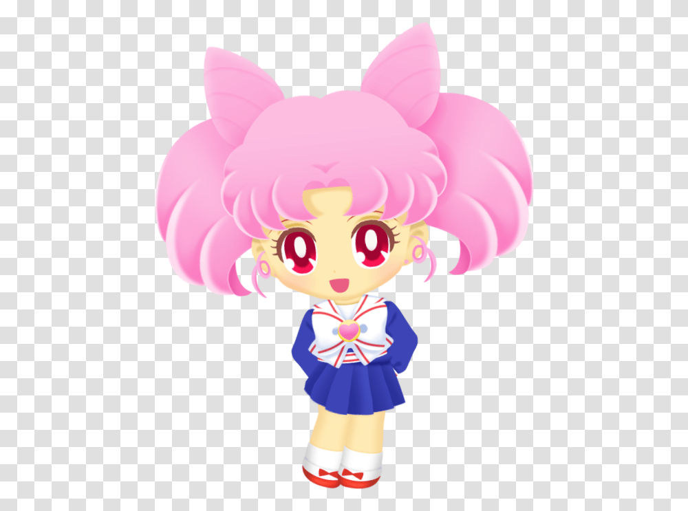 Sailor Moon Drops Chibiusa, Doll, Toy, Apparel Transparent Png