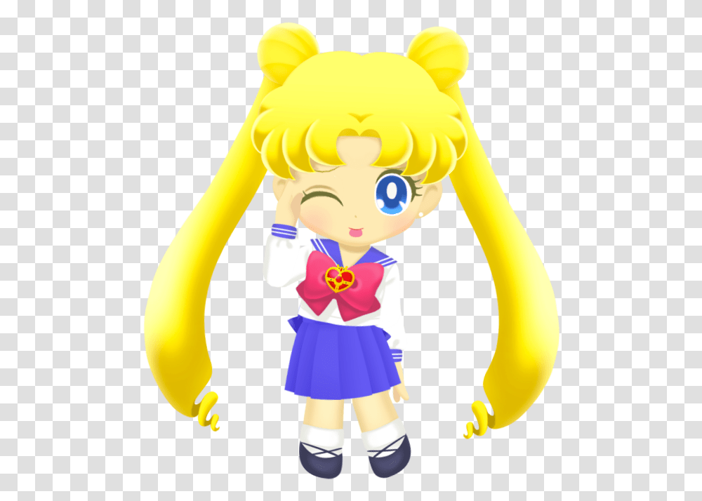 Sailor Moon Drops Usagi, Toy, Doll, Figurine, Person Transparent Png