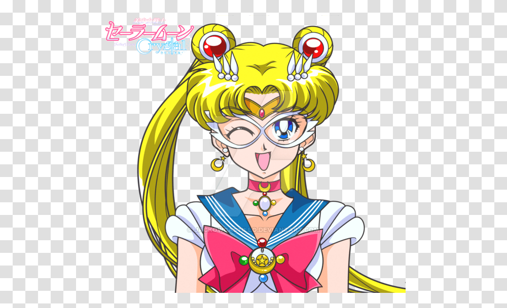 Sailor Moon Emoji, Comics, Book, Person, Human Transparent Png