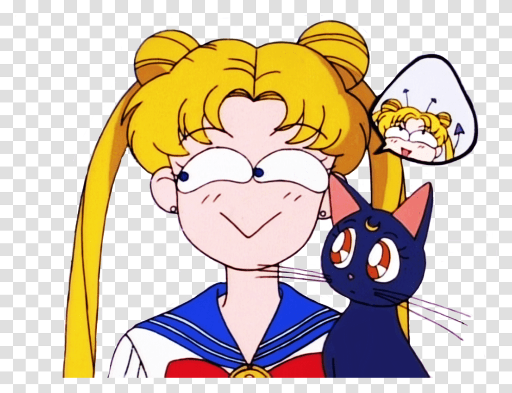 Sailor Moon, Face, Comics, Book Transparent Png