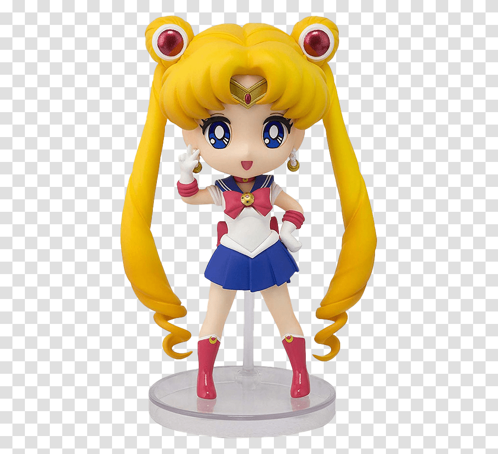 Sailor Moon Figuarts Sailor Moon Figuarts Mini, Doll, Toy, Figurine, Person Transparent Png
