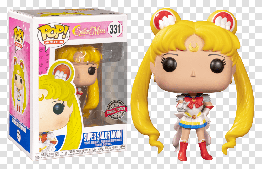 Sailor Moon Funko Pop, Toy, Doll, PEZ Dispenser Transparent Png