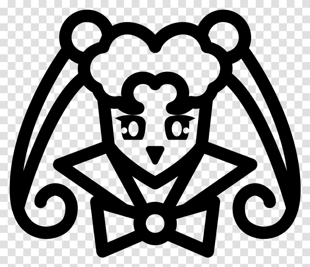 Sailor Moon Icon, Gray, World Of Warcraft Transparent Png