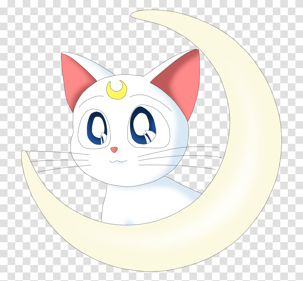 Sailor Moon Luna White, Cat, Pet, Mammal, Animal Transparent Png
