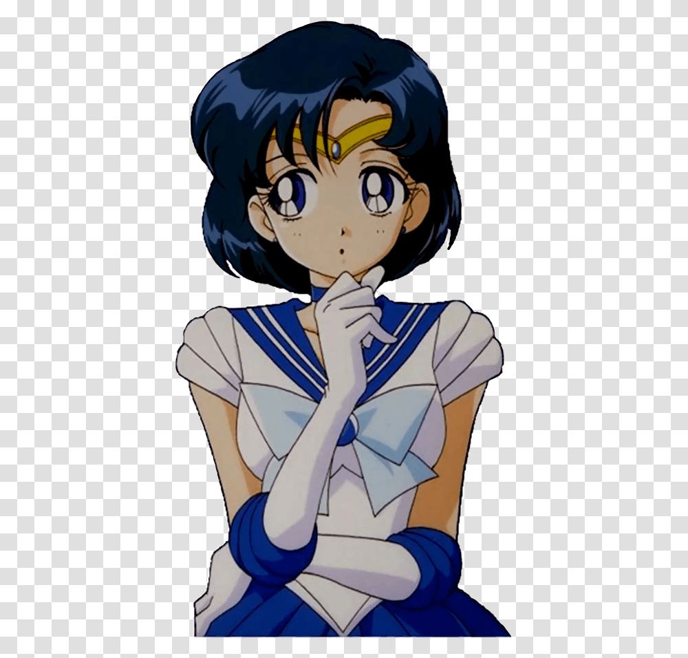 Sailor Moon Mercury, Person, Manga, Comics Transparent Png