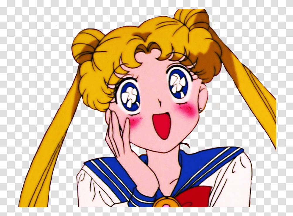 Sailor Moon No Background, Comics, Book, Manga, Sweets Transparent Png