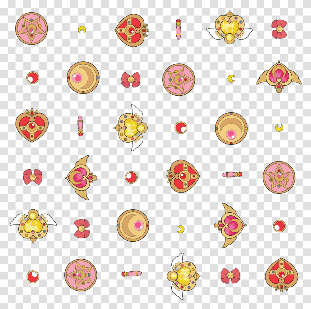 Sailor Moon Pattern, Confetti, Paper, Rug Transparent Png