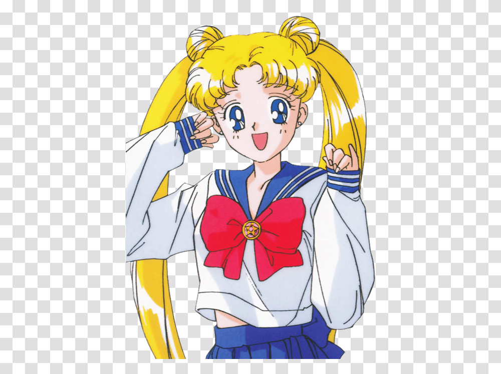 Sailor Moon R Single, Comics, Book, Manga, Person Transparent Png