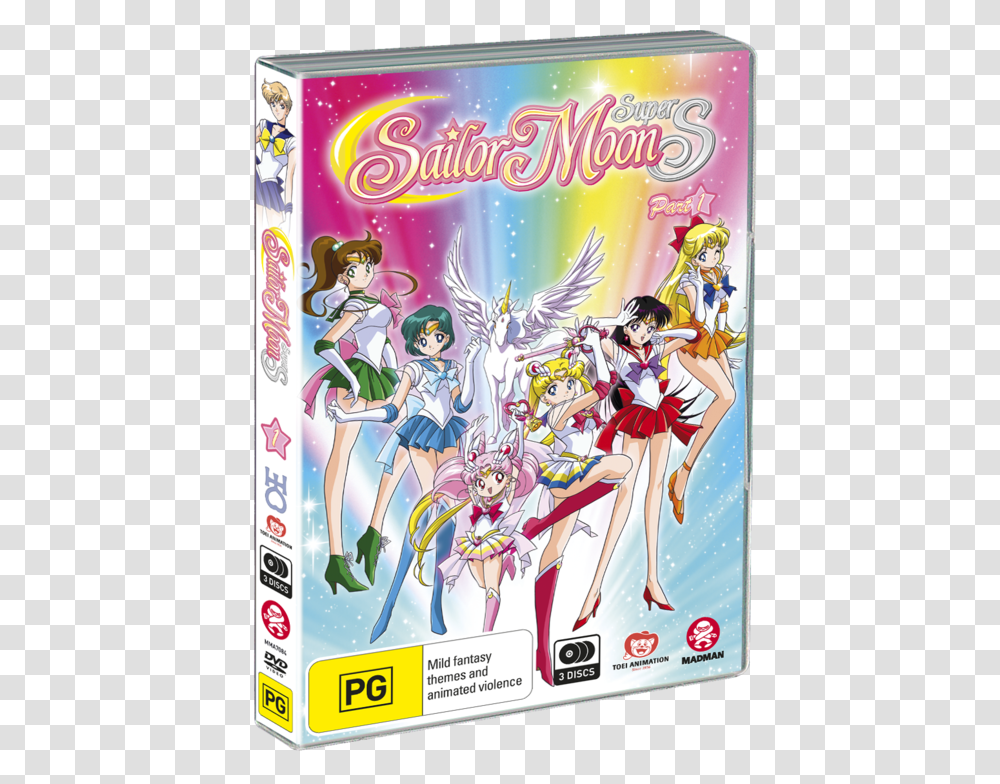 Sailor Moon Super S Season, Comics, Book, Person, Human Transparent Png
