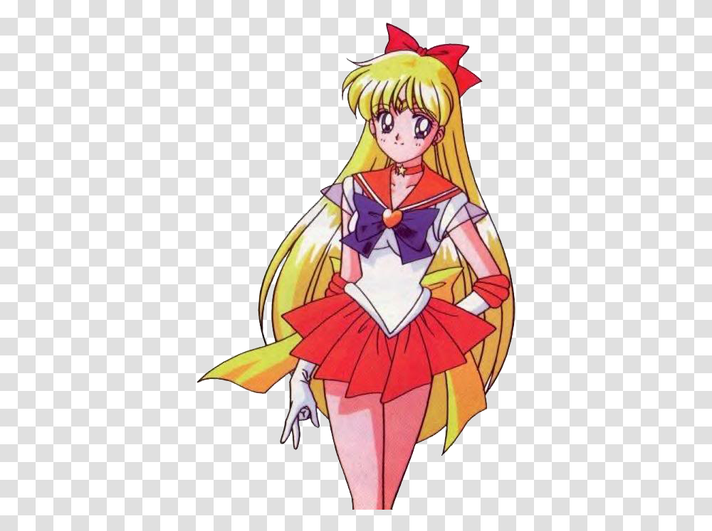 Sailor Moon Super Sailor Venus, Comics, Book, Manga Transparent Png