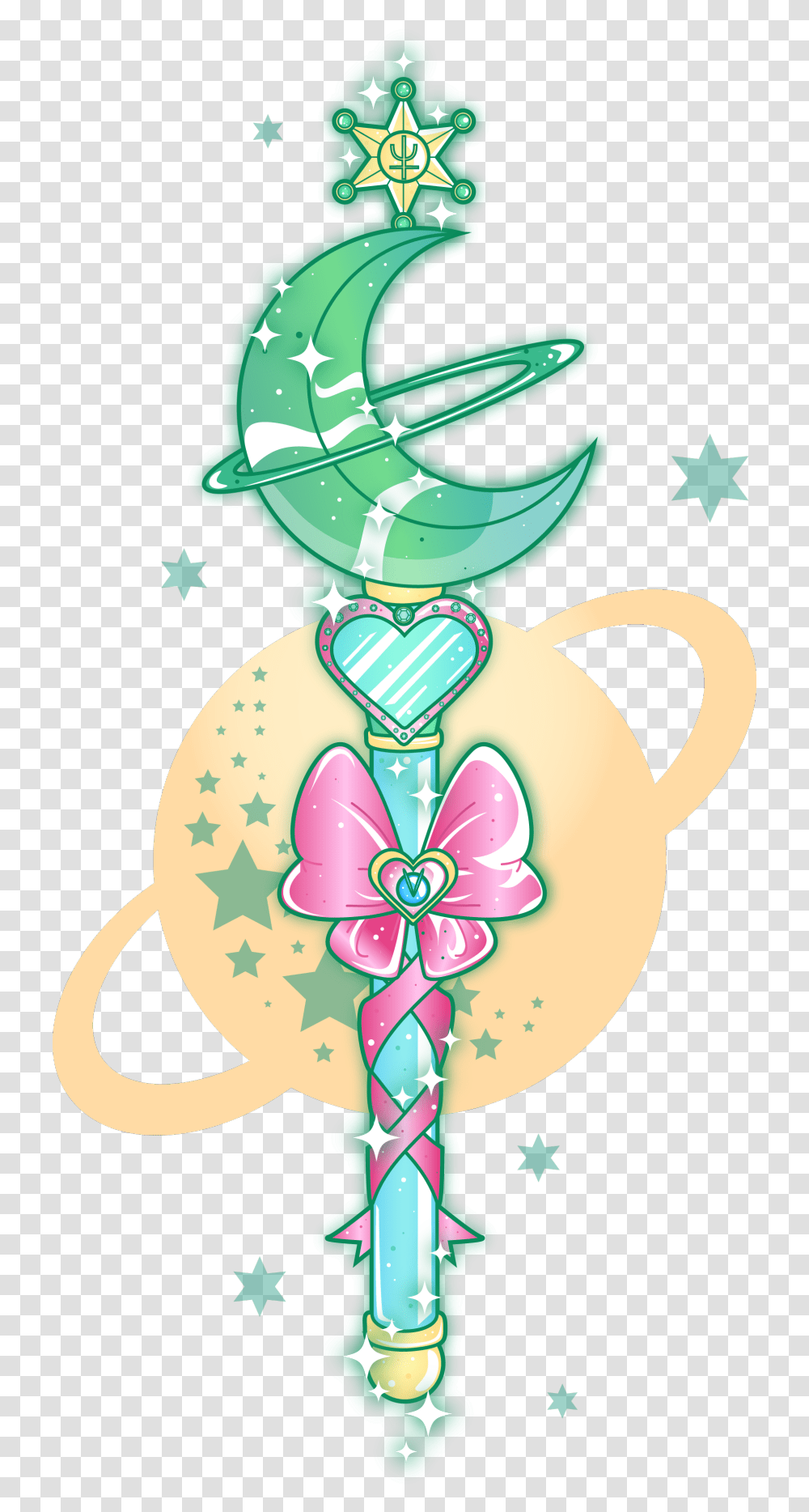 Sailor Neptune Wand Download Sailor Neptune Transformation Wand, Sweets, Food, Confectionery, Egg Transparent Png