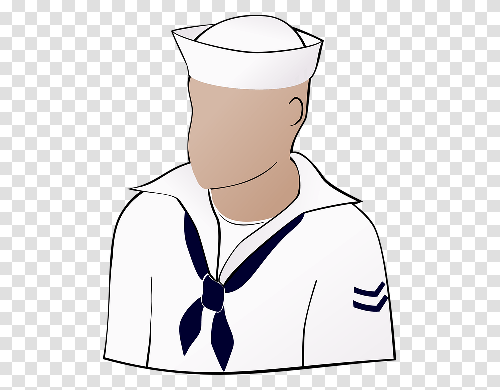 Sailor Person Navy Sail Maritime Adult Male Clip Art Sailor, Sailor Suit, Human, Chef Transparent Png