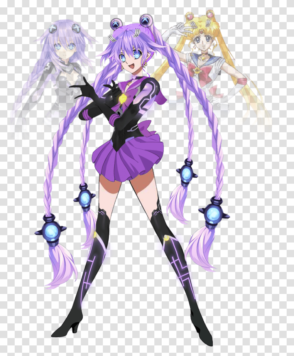 Sailor Purple Gamindustri Sailor Moon Fusion, Manga, Comics, Book, Person Transparent Png