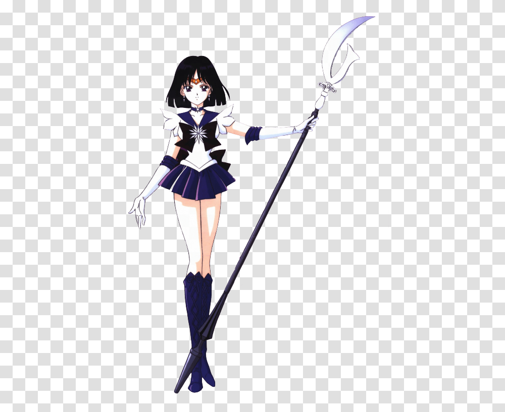 Sailor Saturn, Costume, Bow, Person, Weapon Transparent Png