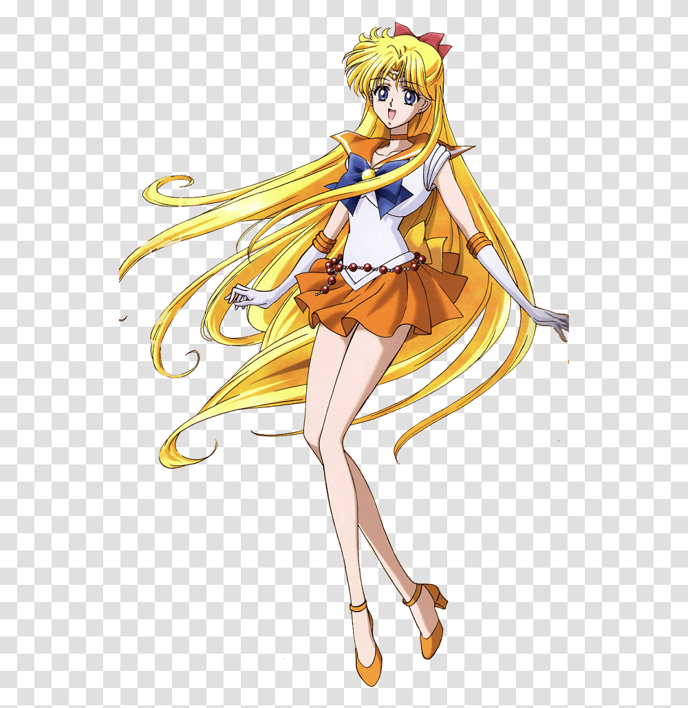 Sailor Venus Sailor Moon Venus, Manga, Comics, Book, Person Transparent Png
