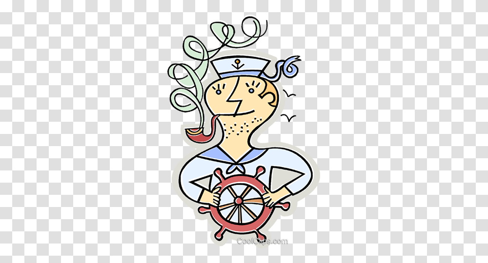 Sailor With A Pipe Standing, Chef, Poster, Advertisement Transparent Png