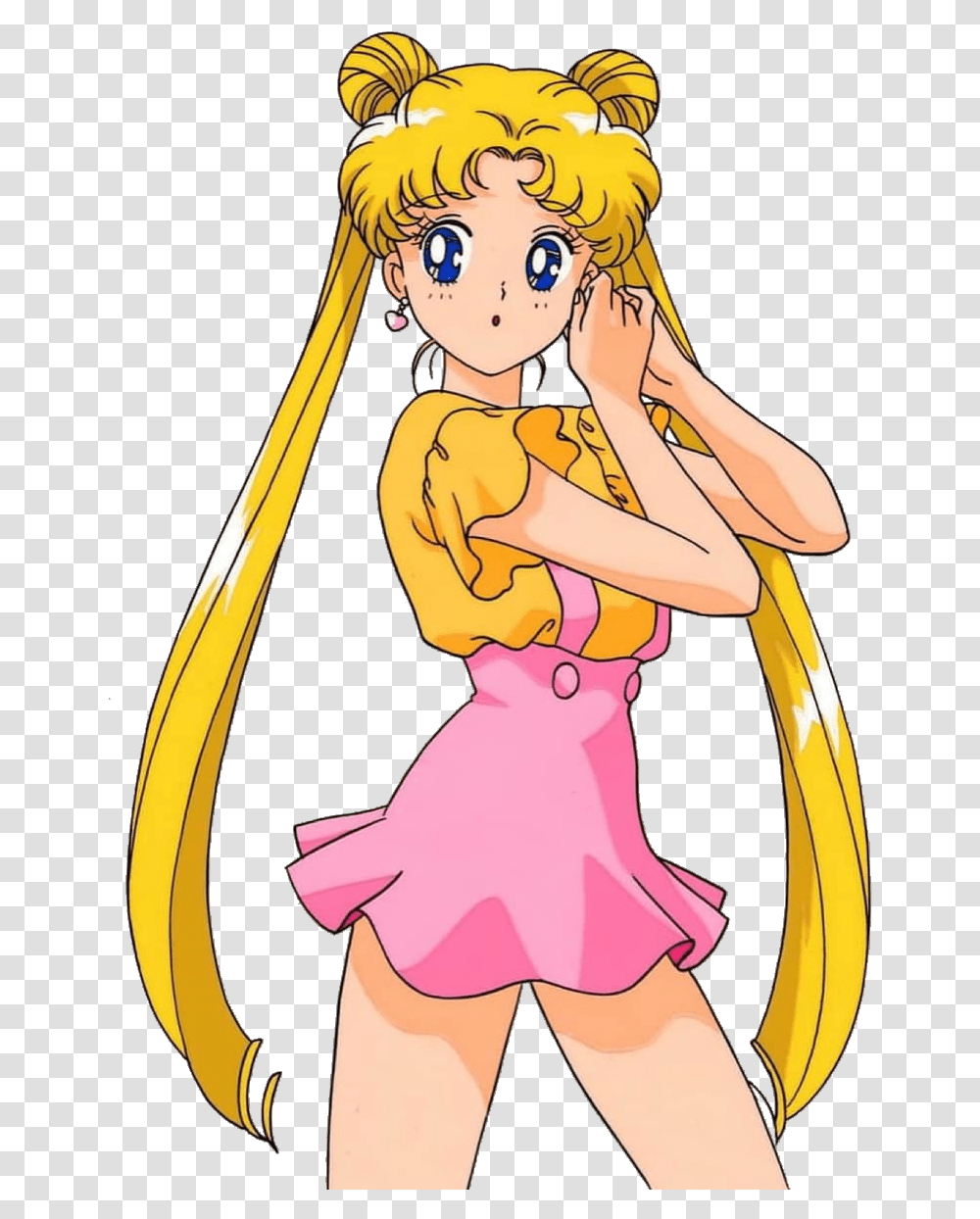 Sailormoon Anime Animegirl Cute Design Overlay, Leisure Activities, Person, Human, Harp Transparent Png