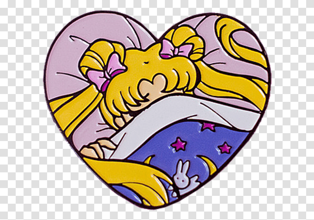 Sailormoon Heart Usagi Anime Japan Freetoedit Sailor Moon Icon, Mat, Mousepad, Label Transparent Png
