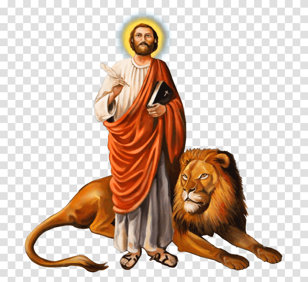 Saint 5 Image San Marcos De Leon, Lion, Wildlife, Mammal, Animal Transparent Png