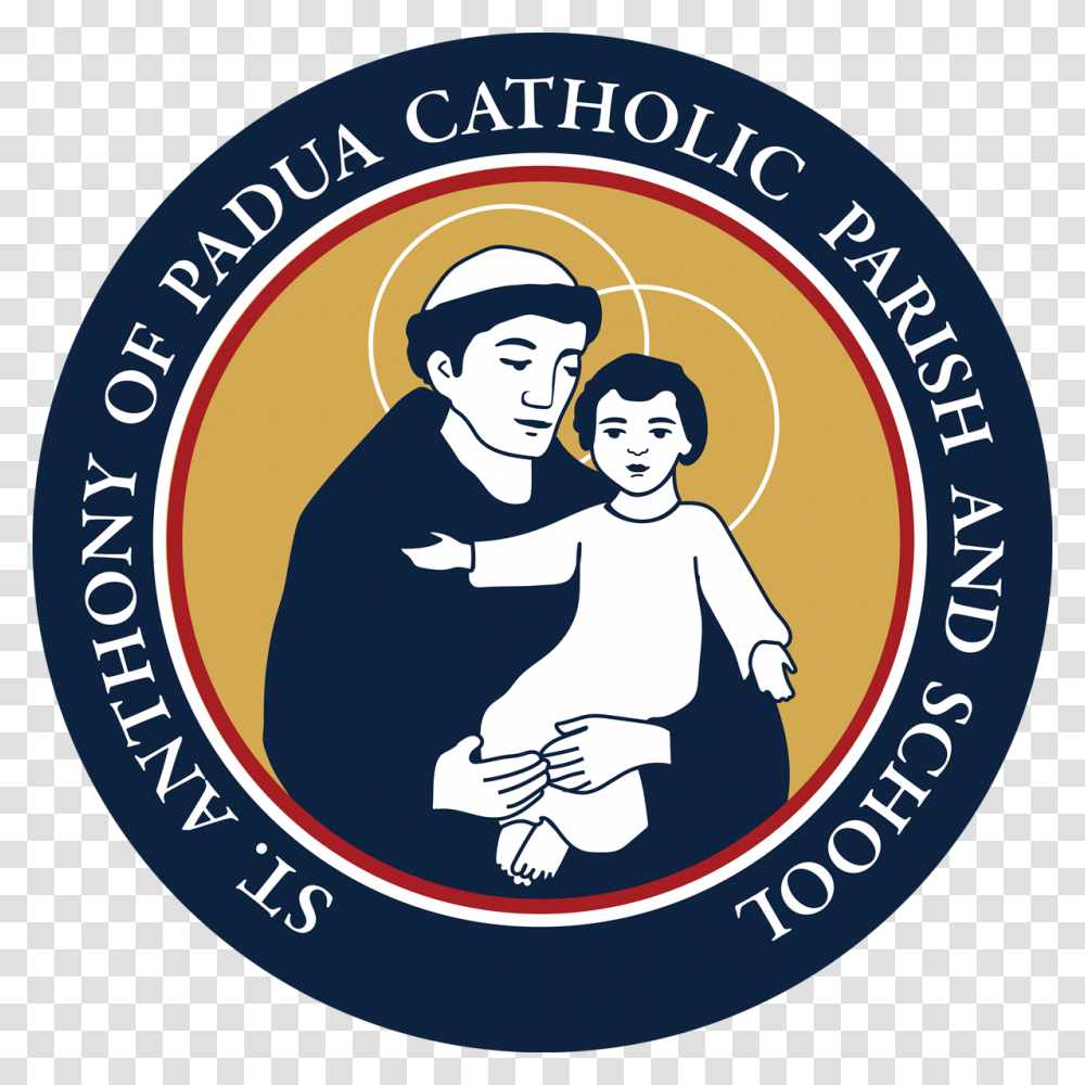 Saint Anthony Of Padua Catholic Church St Anthony Of Padua Parish Logo, Poster, Advertisement, Label Transparent Png