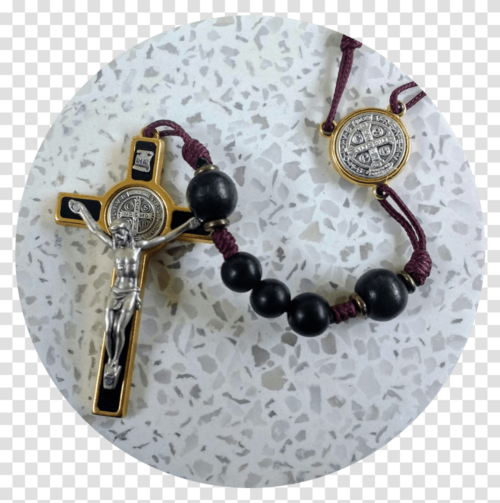 Saint Benedict Rosary Bracelet, Accessories, Accessory, Cross Transparent Png