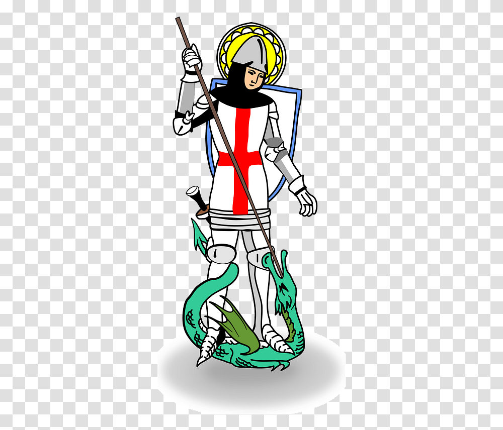 Saint George Slaying Dragon Clipart Free Download Saint George Clipart, Costume, Leisure Activities, Graphics, Book Transparent Png
