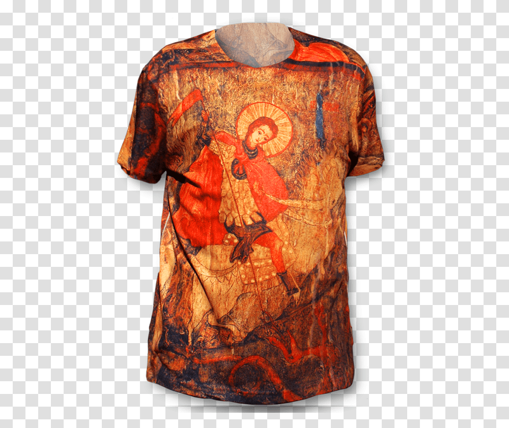 Saint George T Shirt Saint George, Clothing, Apparel, Painting, Art Transparent Png