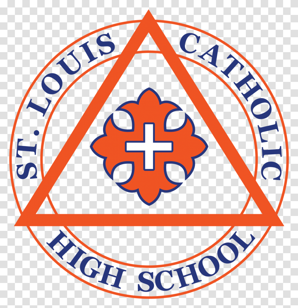 Saint Louis Catholic High School Logo, Trademark, Emblem, Badge Transparent Png