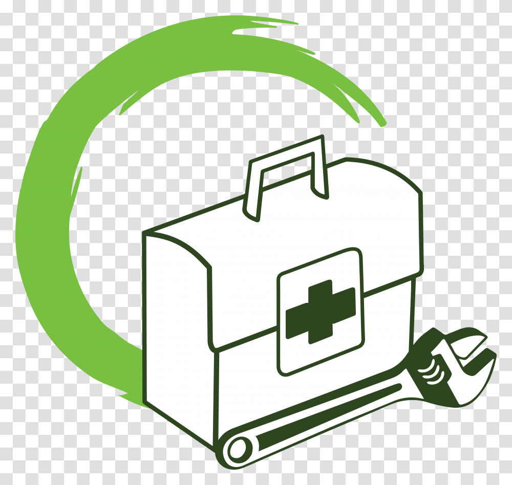 Saint Michel, Green, First Aid, Briefcase, Bag Transparent Png