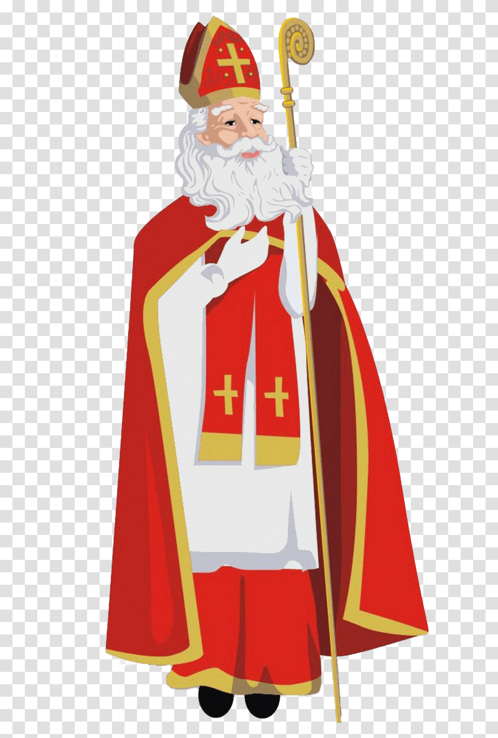 Saint Nicholas Pic St Nicholas Day Clipart, Apparel, Cloak, Fashion Transparent Png