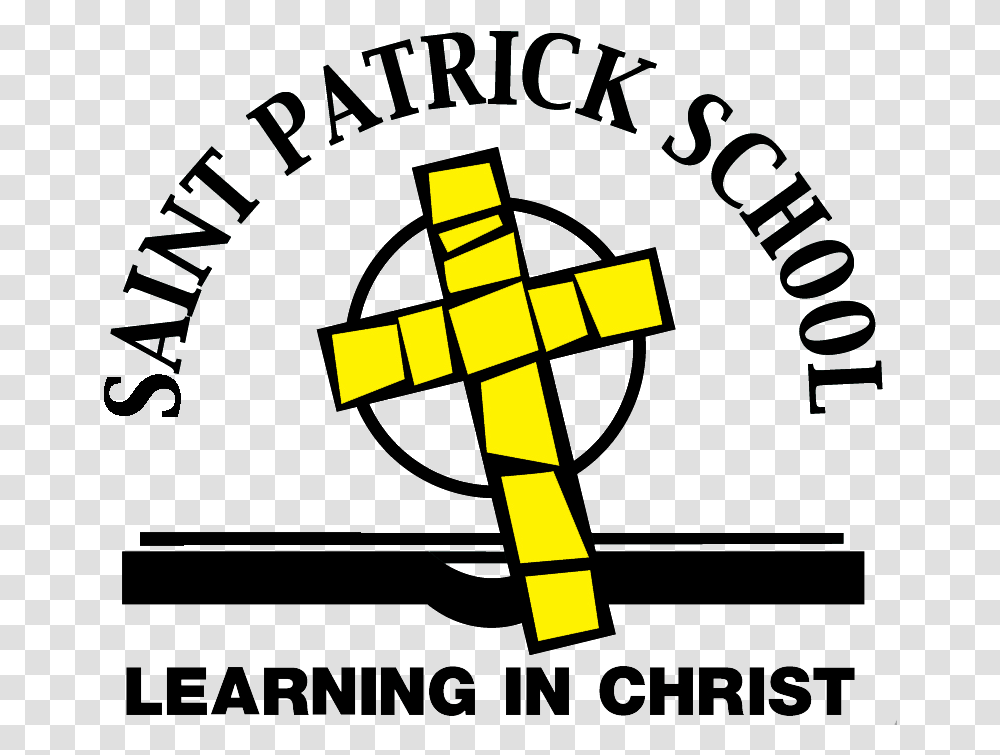 Saint Patrick School Is An Educational Community With, Number, Cross Transparent Png