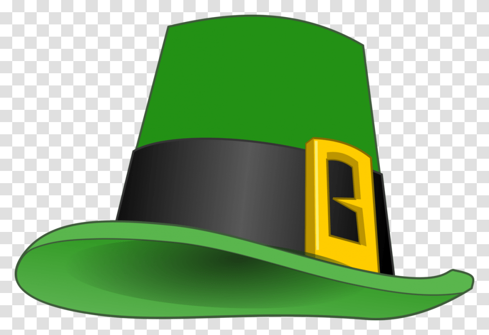 Saint Patricks Day Leprechaun Hat Shamrock Irish People Free, Apparel, Helmet, Hardhat Transparent Png