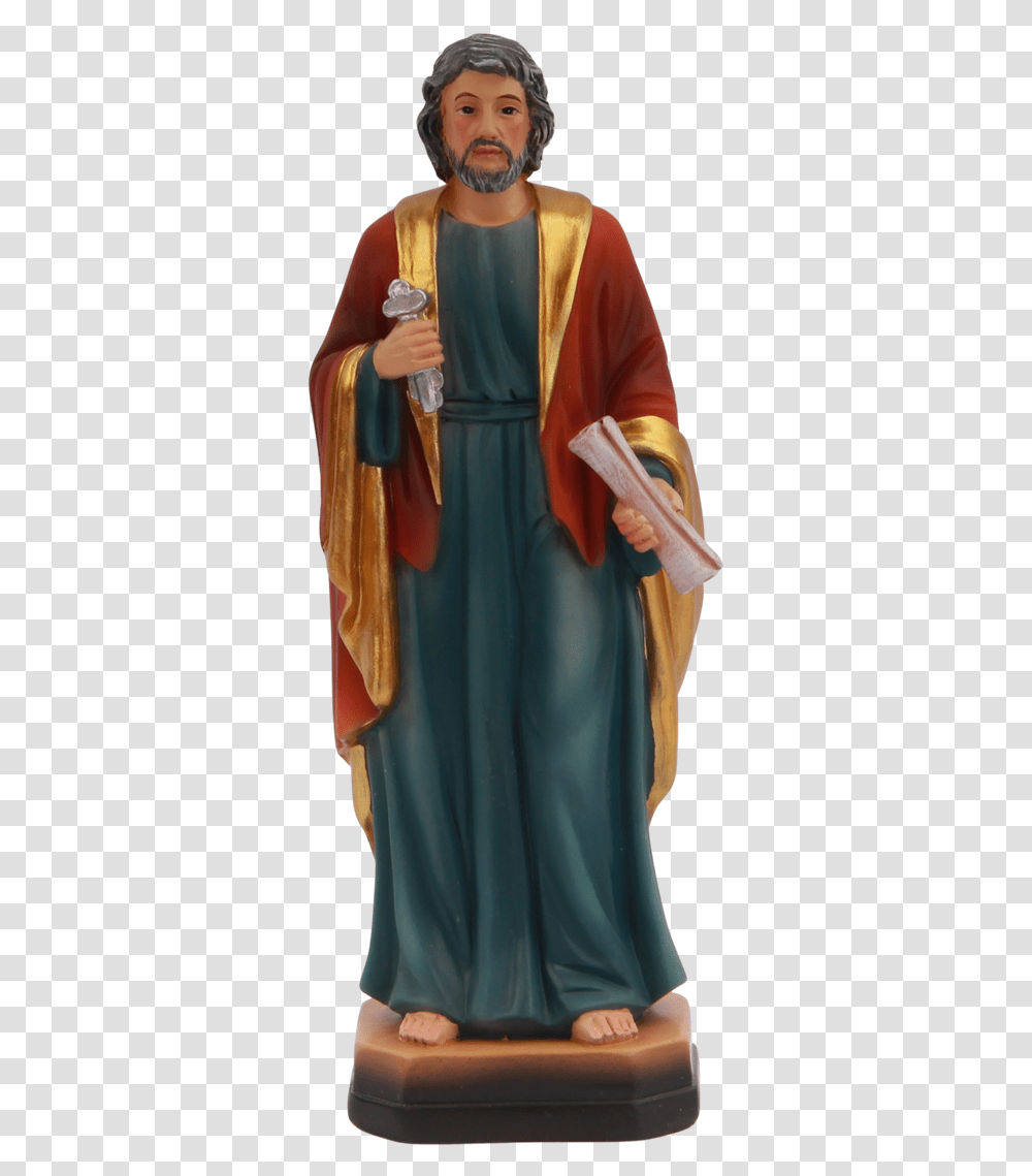 Saint Peter The Apostle 5 Inch Statue Prophet, Clothing, Person, Art, Painting Transparent Png