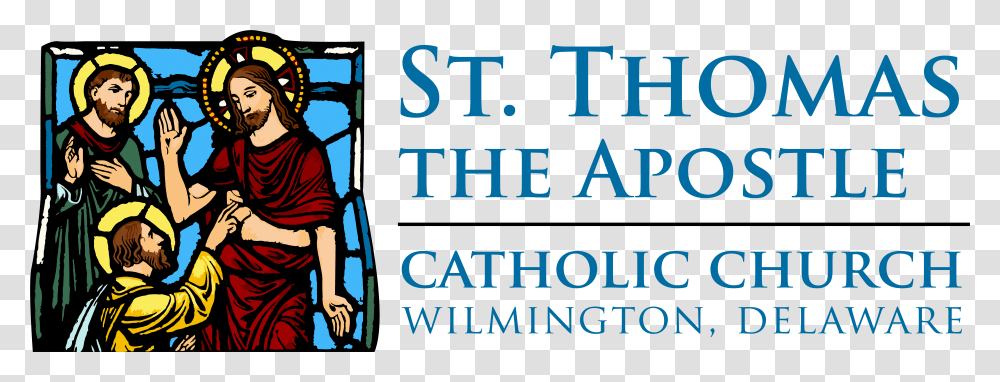 Saint Thomas The Apostle - Wilmington De Sharing, Person, Text, Alphabet, Word Transparent Png