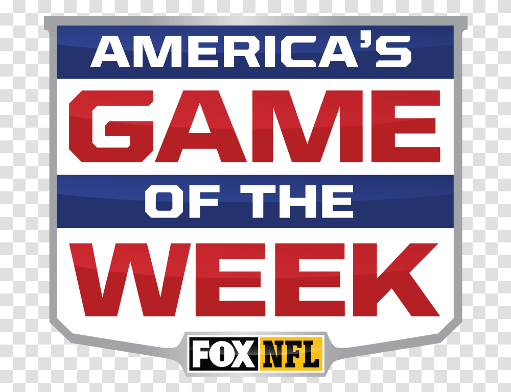 Saints Bears Top Week 7 Game Since 2015 Sports Media Watch Fox America Game Of The Week Logo, Word, Label, Text, First Aid Transparent Png