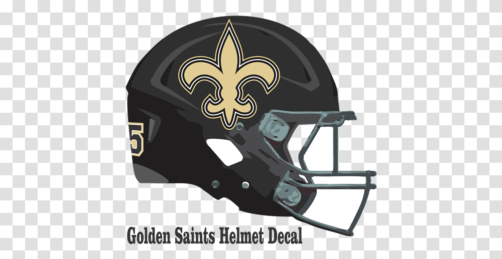 Saints Helmet Free For Saints Football Helmet, Clothing, Apparel, American Football, Team Sport Transparent Png