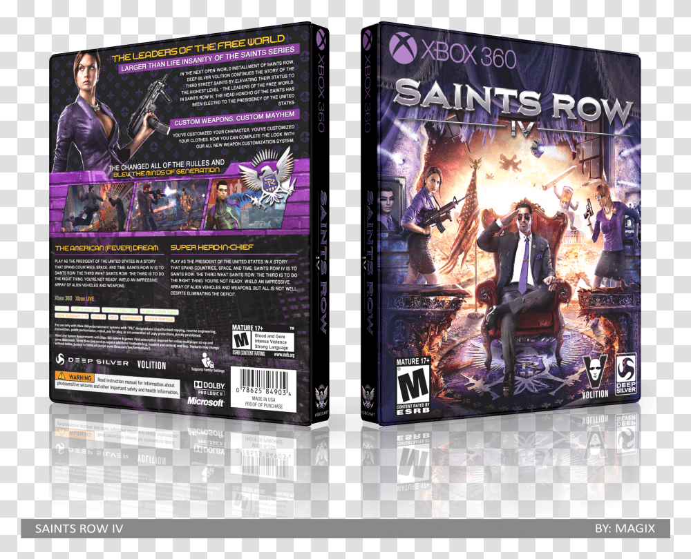 Saints Row Iv Box Cover Saints Row 4 Icon Transparent Png