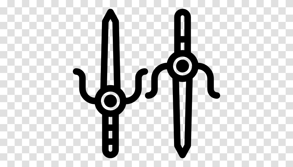 Sais Marvel Weapons Comic Daredevil Hydra Icon, Gray, World Of Warcraft Transparent Png