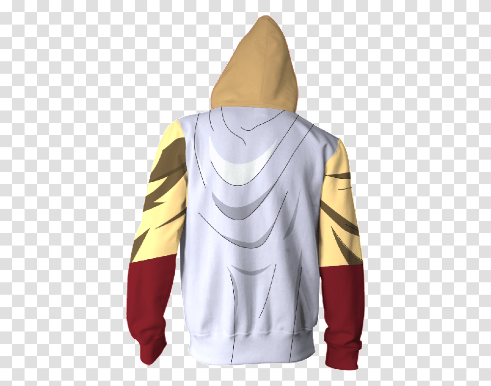 Saitama Face One Punch Man Saitama Hoodie, Apparel, Sleeve, Long Sleeve Transparent Png