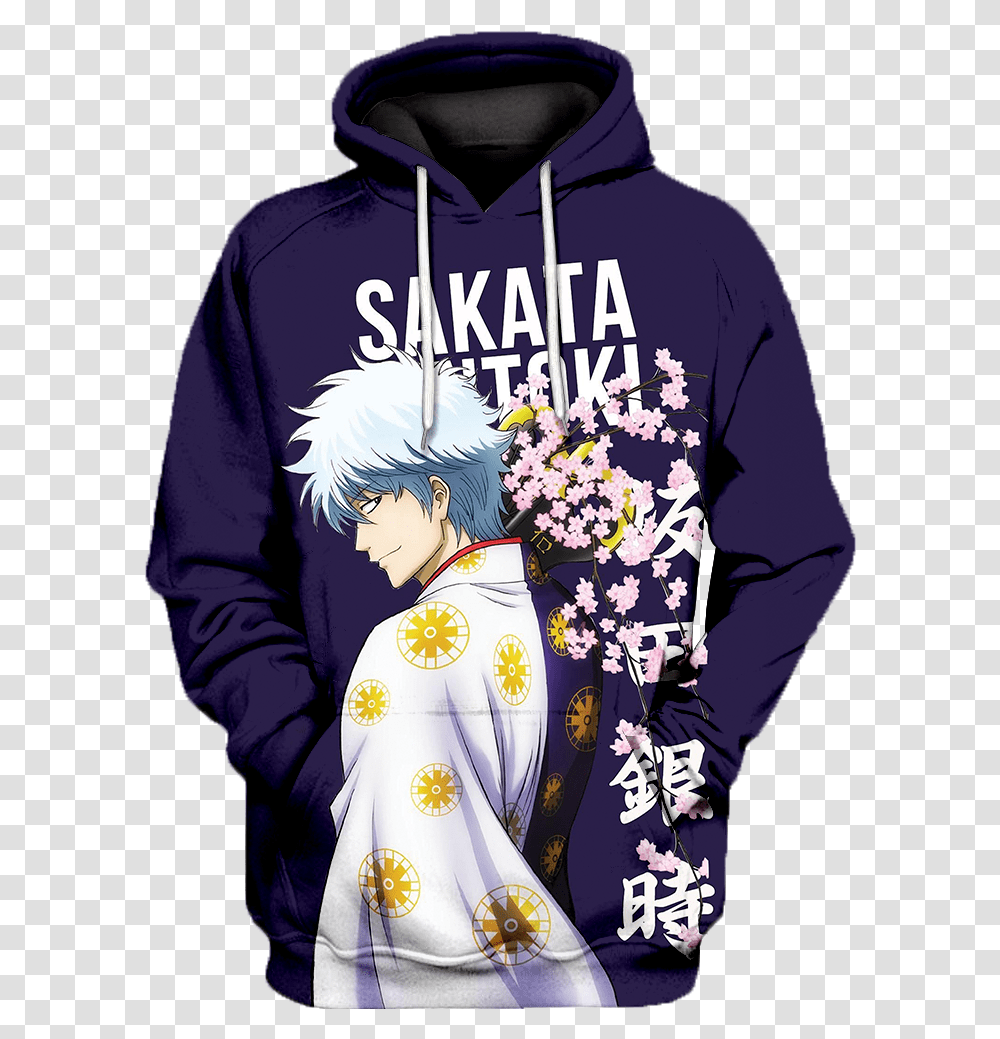 Sakata Gintoki Shiroyasha Corpse Eating Demon White Gintoki Sakata Vector, Hoodie, Sweatshirt, Sweater Transparent Png