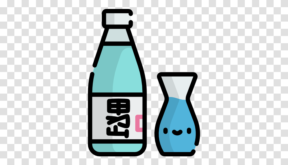 Sake Clip Art, Bottle, Water Bottle, Beverage, Drink Transparent Png