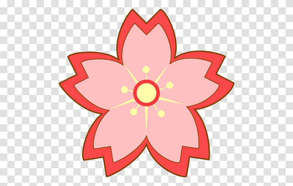 Sakura Blossom Clip Arts Download, Pattern, Ornament, Fractal, Plant Transparent Png