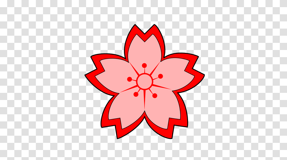 Sakura Flower Vector Image, Pattern, Plant, Ornament, Blossom Transparent Png