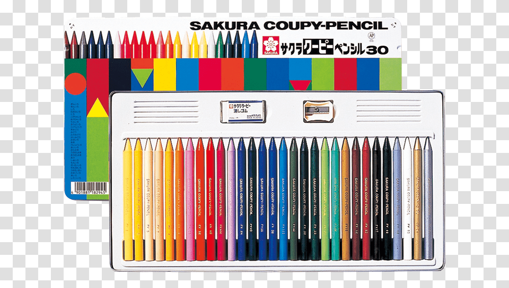 Sakura Giant Crayon Colors, Pencil Transparent Png