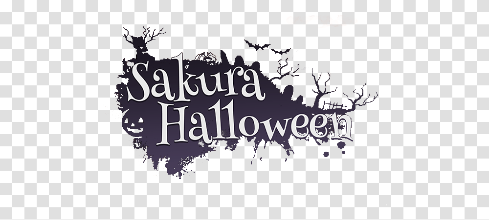 Sakura Halloween Fiction, Text, Poster, Advertisement, Crowd Transparent Png