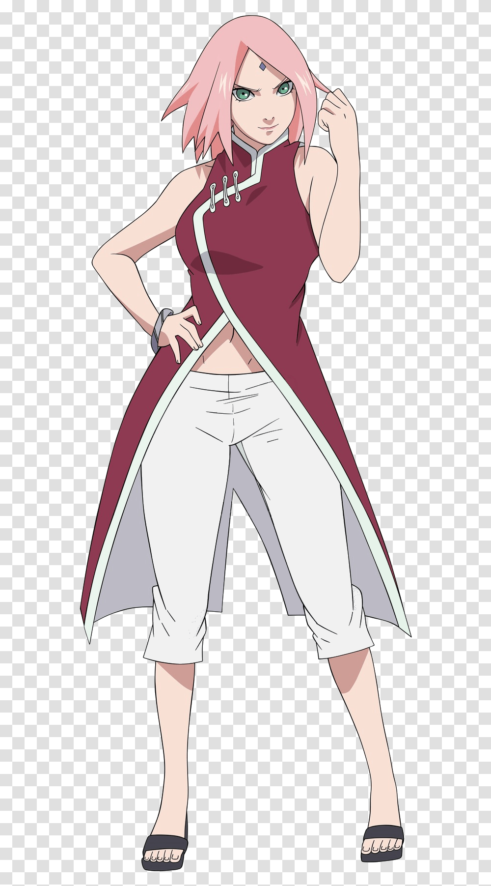 Sakura Haruno, Person, Coat, Cape Transparent Png