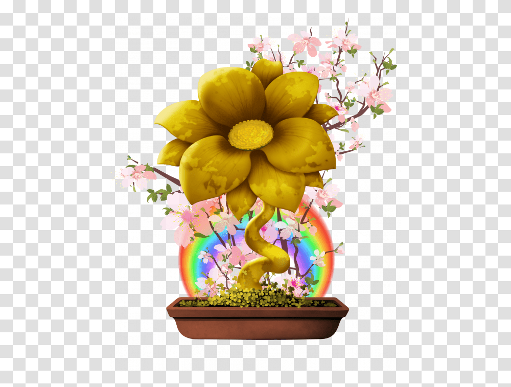 Sakura Mono Flowerpot, Plant, Flower Arrangement, Floral Design, Pattern Transparent Png