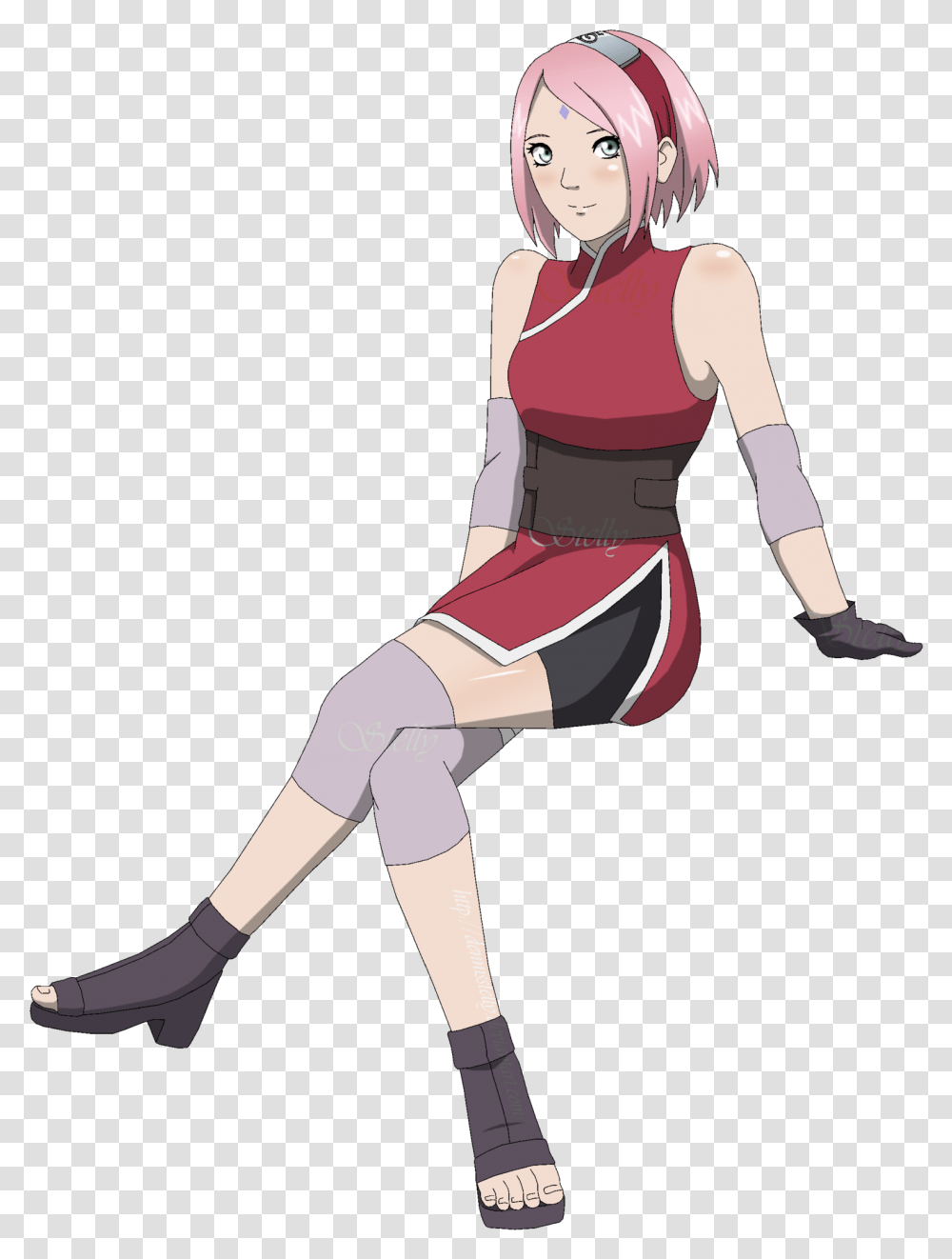 Sakura Naruto, Person, Female, Shorts Transparent Png
